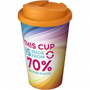 Logotrade mainoslahja ja liikelahja kuva: Brite-Americano® Eco 350 ml:n läikyttämätön eristetty kahvimuki