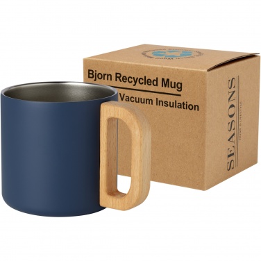 Logo trade mainoslahja ja liikelahja tuotekuva: Bjorn 360 ml RCS-sertifioitu kierrätetty ruostumaton teräsmuki, kuparityhjiöeristetty