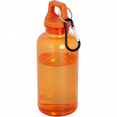 Logo trade liikelahja kuva: Oregon 400 ml:n RCS-sertifioidusta kierrätetystä muovista valmistettu vesipullo karabiinihaalla