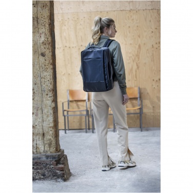 Logo trade liikelahja kuva: Expedition Pro 17 tuuman GRS-kierrätetystä materiaalista valmistettu laajennettava reppu kannettavalle, 35 l