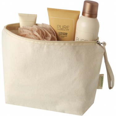 Logotrade mainostuotet kuva: Orissa 180 g/m² organic large accessory pouch 3L