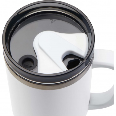 Logo trade liikelahja kuva: Melbourne 1 200 ml:n RCS-sertifioitu kierrätetty teräs, eristetty  muki pillillä