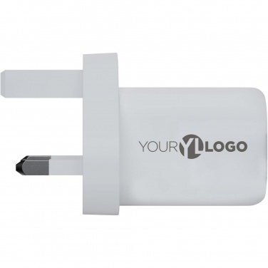 Logotrade mainostuote tuotekuva: Xtorm XEC035 GaN² Ultra 35 W seinälaturi – Iso-Britannian pistoke