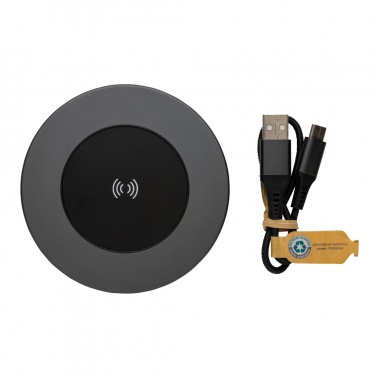 Logotrade liikelahjat mainoslahjat tuotekuva: Terra RCS 10W langaton laturi kierrätetystä alumiinista