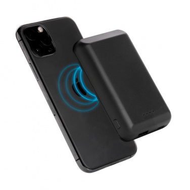 Logo trade liikelahja kuva: Magneettinen 5000mAh 5W langaton virtapankki