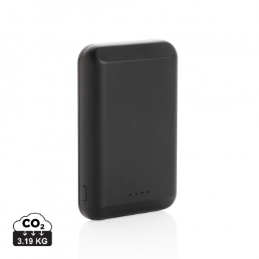 Logo trade mainostuote kuva: Magneettinen 5000mAh 5W langaton virtapankki