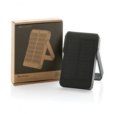 Logotrade mainoslahja tuotekuva: Skywave RCS 5000mAh 10W aurinkovirtapankki RCS muovista