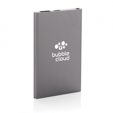 Logo trade liikelahjat tuotekuva: 4000mAh virtapankki USB-C:llä RCS muovista/alumiinista