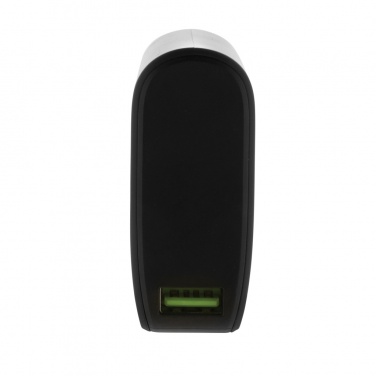 Logo trade mainoslahja ja liikelahja tuotekuva: FlashCharge 10000mAh pikalatausvirtapankki RCS muovista