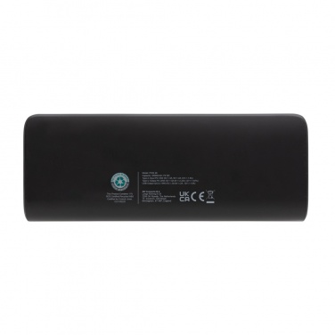 Logo trade liikelahja mainoslahja tuotekuva: FlashCharge 20000mAh pikalatausvirtapankki RCS muovista