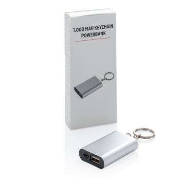 Logotrade mainostuote tuotekuva: 1.000mAh varavirtalähde avaimenperä