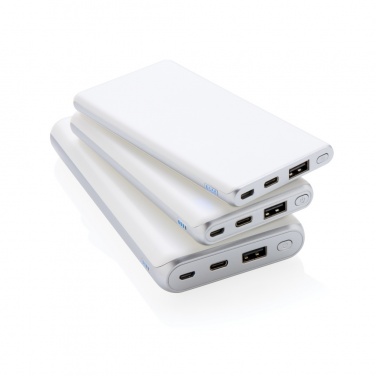 Logo trade mainostuotet tuotekuva: Huippunopea 10 000 mAh:n varavirtalähde, PD