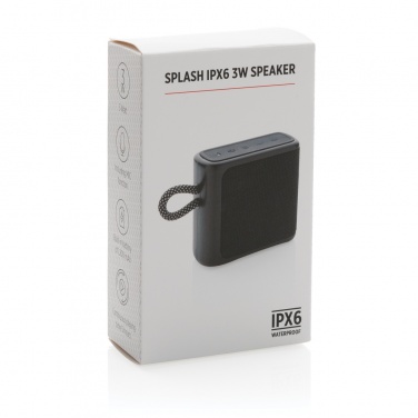 Logotrade liikelahjat mainoslahjat tuotekuva: Splash IPX6 3W kaiutin