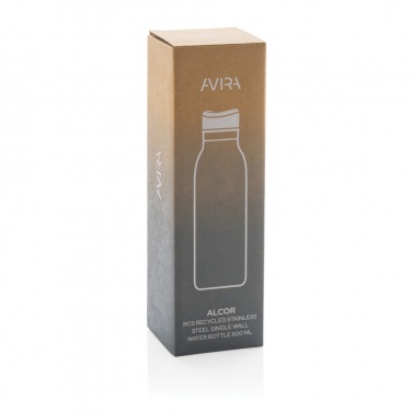 Logo trade liikelahja mainoslahja tuotekuva: Avira Alcor RCS yksiseinäinen re-steel vesipullo 600 ML
