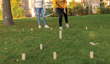 Logo trade mainoslahjat ja liikelahjat kuva: Puinen kubb -setti