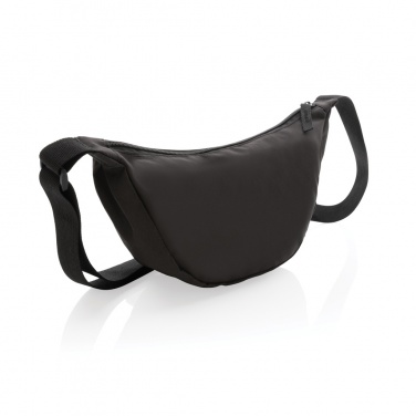 Logotrade mainoslahja tuotekuva: Crescent AWARE™ RPET puolikuun muotoinen crossbody -laukku
