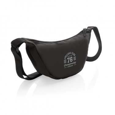 Logotrade liikelahjat kuva: Crescent AWARE™ RPET puolikuun muotoinen crossbody -laukku