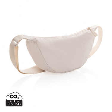 Logo trade liikelahjat mainoslahjat kuva: Crescent AWARE™ RPET puolikuun muotoinen crossbody -laukku