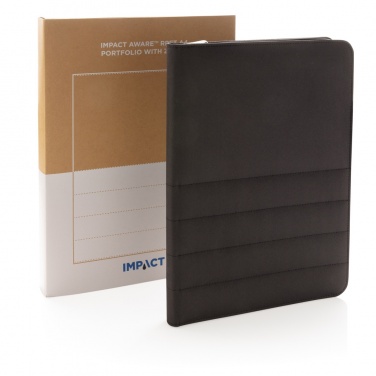 Logotrade liikelahjat mainoslahjat tuotekuva: Impact AWARE™ RPET A4 portfolio vetoketjulla