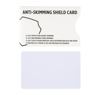 Logo trade liikelahja mainoslahja tuotekuva: Anti-skimming RFID kortti aktiivisella häirintäsirulla