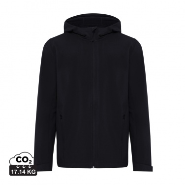 Logo trade liikelahja kuva: Iqoniq Makalu miesten softshell takki R-polyesteristä