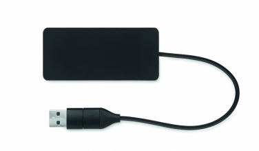 Logotrade mainoslahja tuotekuva: 3 portin USB-keskitin