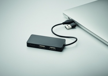 Logo trade liikelahjat mainoslahjat kuva: 3 portin USB-keskitin