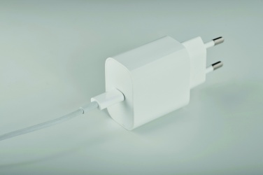 Logo trade mainoslahja ja liikelahja tuotekuva: USB-laturi EU
