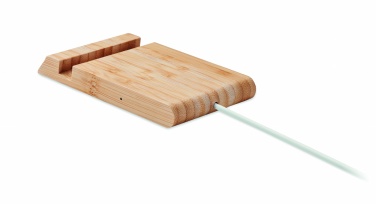 Logotrade liikelahjat kuva: Bambu langaton laturi  10W ODOS