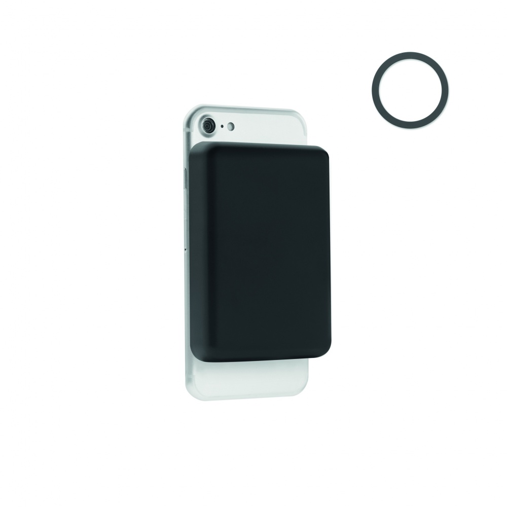 Logotrade mainostuote tuotekuva: Magneettinen langaton laturi 15W, 5000 mAh