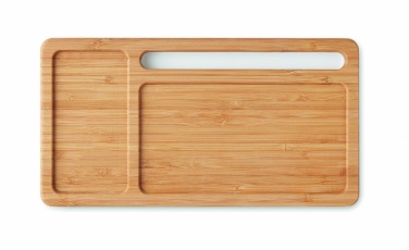 Logo trade mainoslahja ja liikelahja tuotekuva: Bambu langaton laturi 5W MALABAR