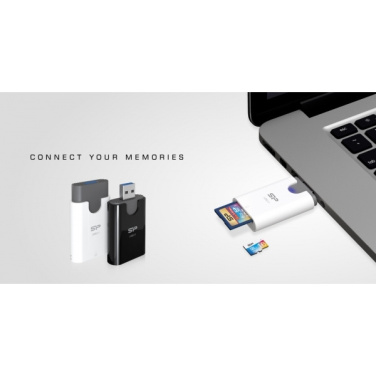 Logotrade mainoslahjat kuva: MicroSD ja SD-kortinlukija Silicon Power Combo 3.1