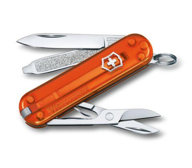 Logo trade liikelahja kuva: Taskuveitsi Classic SD läpinäkyvä Victorinox