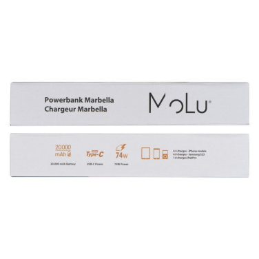 Logo trade liikelahja mainoslahja tuotekuva: Virtapankki 20 000 mAh MARABELLA MoLu