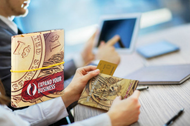 Logo trade mainoslahja ja liikelahja tuotekuva: Origamilompakko 998117