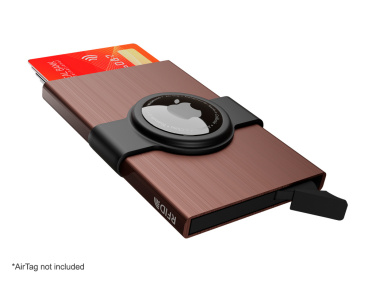 Logotrade mainostuote tuotekuva: RFID-luottokorttikotelo, jossa on pidike AirTagille 2163155