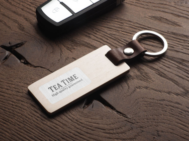 Logotrade mainoslahja tuotekuva: Puinen avaimenperä 1853121
