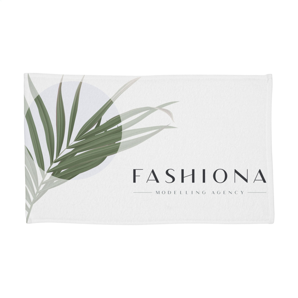 Logotrade mainostuotet kuva: Painettu RPET-kylpypyyhe 350 g/m² 70x140