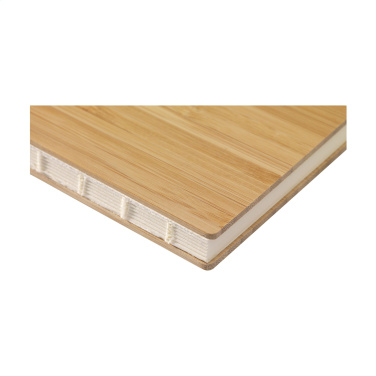 Logotrade liikelahja mainoslahja kuva: Bamboo Journal Naked Spine Paper Notebook A5