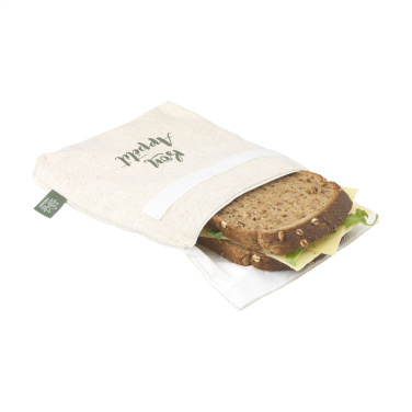 Logo trade liikelahja kuva: Hamppu FoodPouch pussi leipää varten