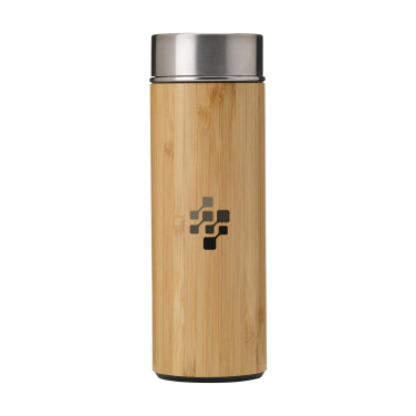 Logo trade mainoslahjat tuotekuva: Osaka 360 ml bambutermopullo/termokuppi