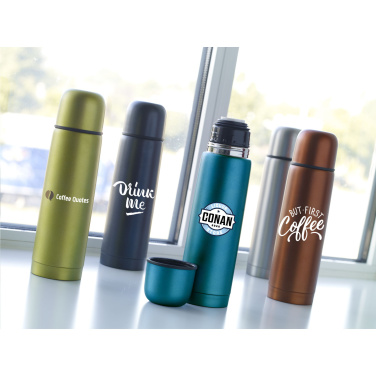 Logotrade mainoslahja ja liikelahja kuva: Frosted Bottle RCS Recycled Steel 500 ml lämpöpullo