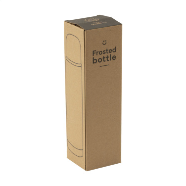 Logo trade mainostuotet tuotekuva: Frosted Bottle RCS Recycled Steel 500 ml lämpöpullo