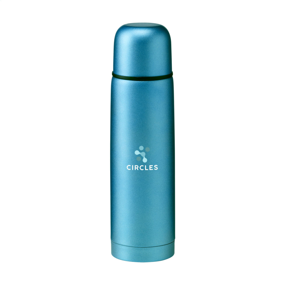 Logotrade mainoslahja tuotekuva: Frosted Bottle RCS Recycled Steel 500 ml lämpöpullo