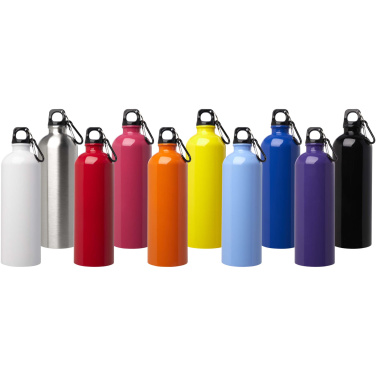 Logo trade liikelahjat tuotekuva: Oregon 750 ml:n RCS-sertifioitu, yksiseinämäinen, ruostumattomasta teräksestä valmistettu vesipullo jousihaalla