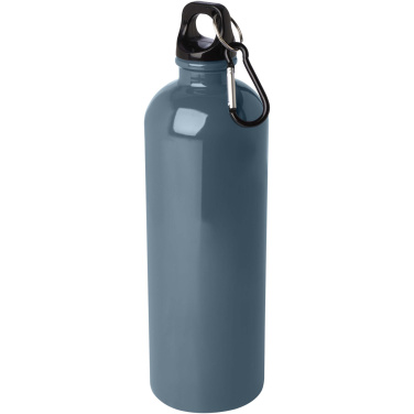 Logo trade mainostuote kuva: Oregon 750 ml:n RCS-sertifioitu, yksiseinämäinen, ruostumattomasta teräksestä valmistettu vesipullo jousihaalla