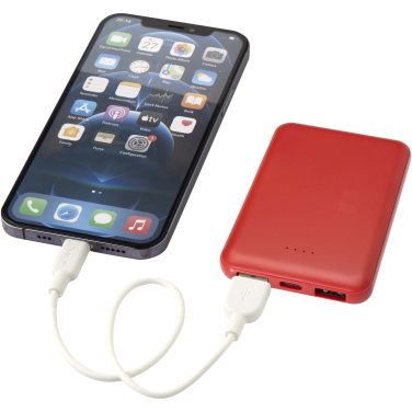 Logo trade mainostuote kuva: Asama 5 000 mAh:n Type-C-varavirtalähde kierrätetystä muovista