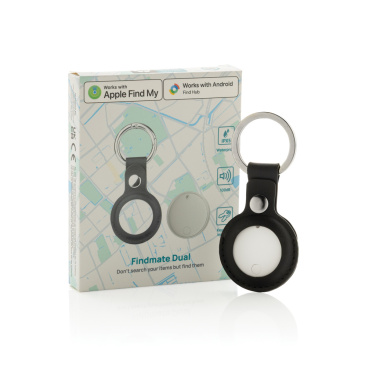 Logo trade liikelahjat mainoslahjat kuva: Findmate Dual RCS -esinepaikannin, kierrätysmuovia, IPX5
