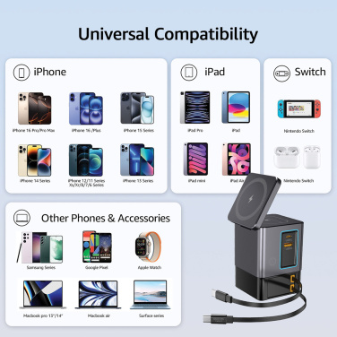 Logo trade mainoslahjat ja liikelahjat kuva: Urban Vitamin Sacramento 105WGAN -laturi, kaapelit