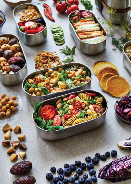 Logo trade mainoslahja ja liikelahja tuotekuva: Black+Blum teräksestä valmistettu kaksiosainen eväsrasia